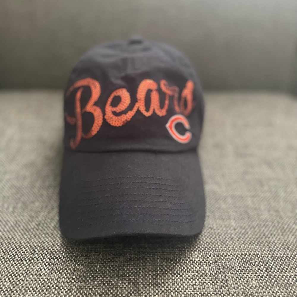 Chicago Bears Sequined Baseball Hat - Women’s